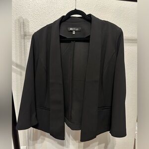 1X - Anne Klein plus size crop blazer